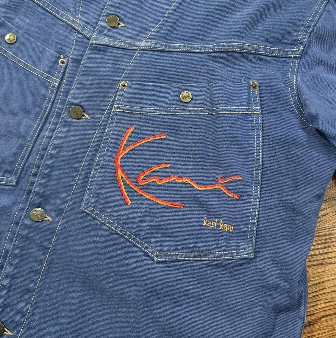 Karl Kani 2pac Orange Shirt Сорочка Vintage Karl Kani